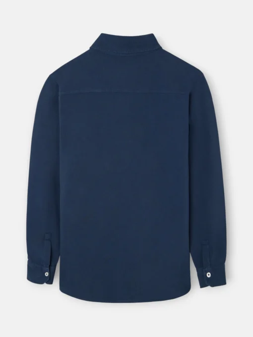 Silbon Smart Casual·Polos-Polo liso manga larga azul marino Azul marino