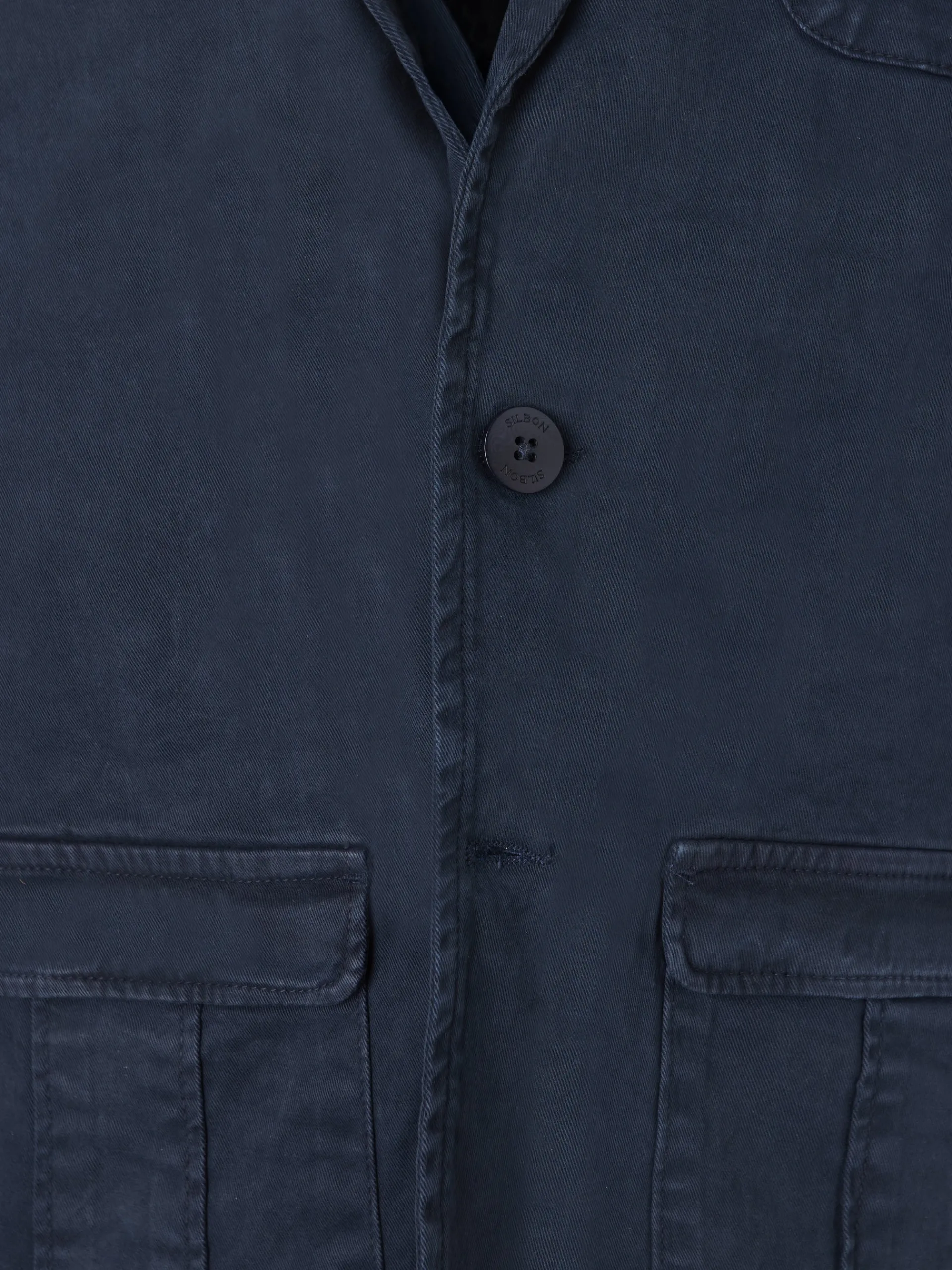 Silbon Formal Y Etiqueta·Americanas|Smart Casual·Abrigos Y Cazadoras-Semiblazer casual azul marino Azul marino