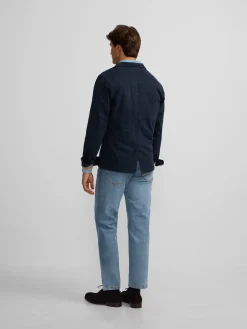 Silbon Formal Y Etiqueta·Americanas|Smart Casual·Abrigos Y Cazadoras-Semiblazer casual azul marino Azul marino