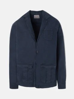 Silbon Formal Y Etiqueta·Americanas|Smart Casual·Abrigos Y Cazadoras-Semiblazer casual azul marino Azul marino
