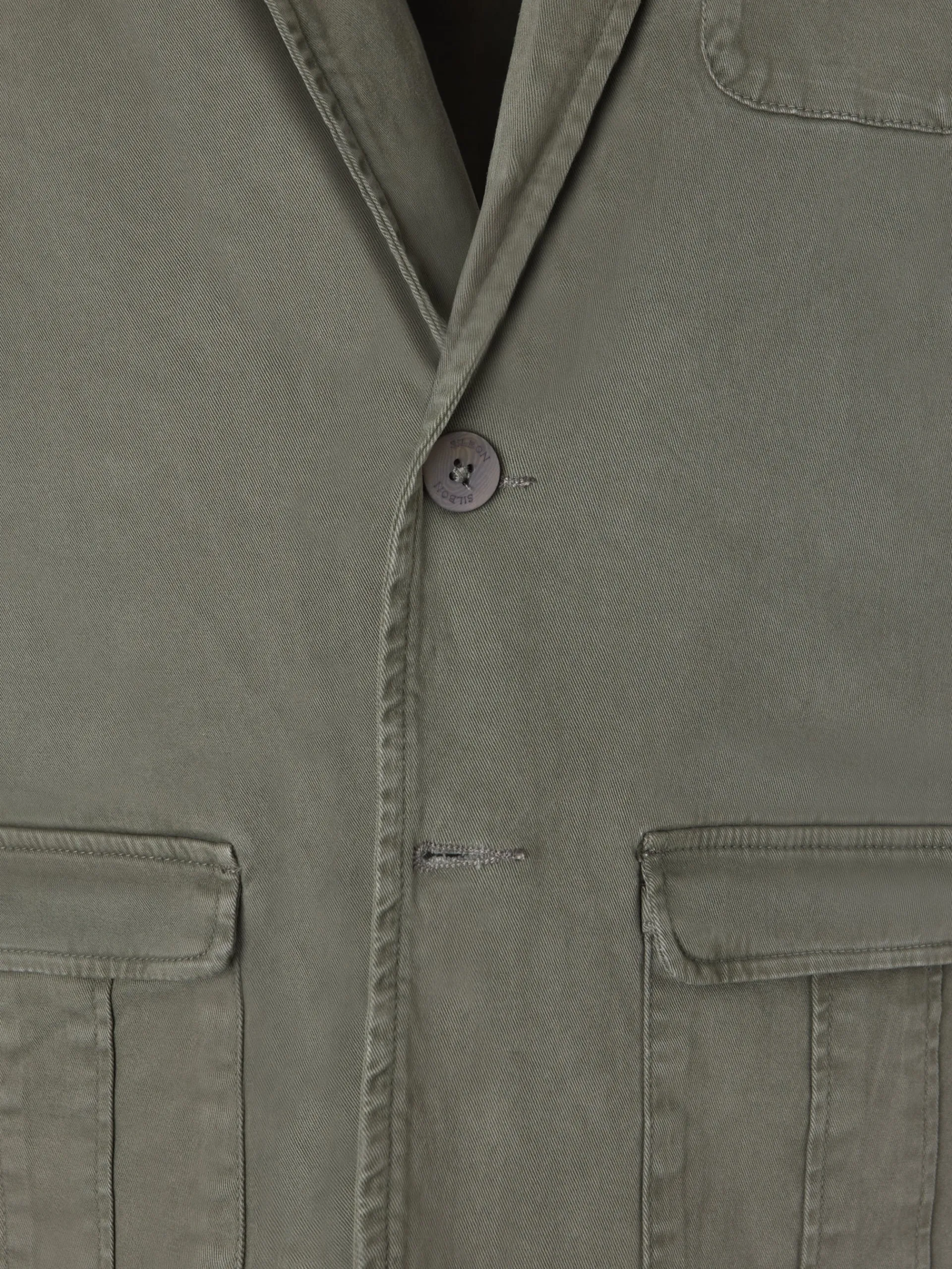 Silbon Formal Y Etiqueta·Americanas|Smart Casual·Abrigos Y Cazadoras-Semiblazer casual Verde