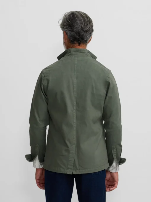 Silbon Formal Y Etiqueta·Americanas|Smart Casual·Abrigos Y Cazadoras-Semiblazer casual Verde