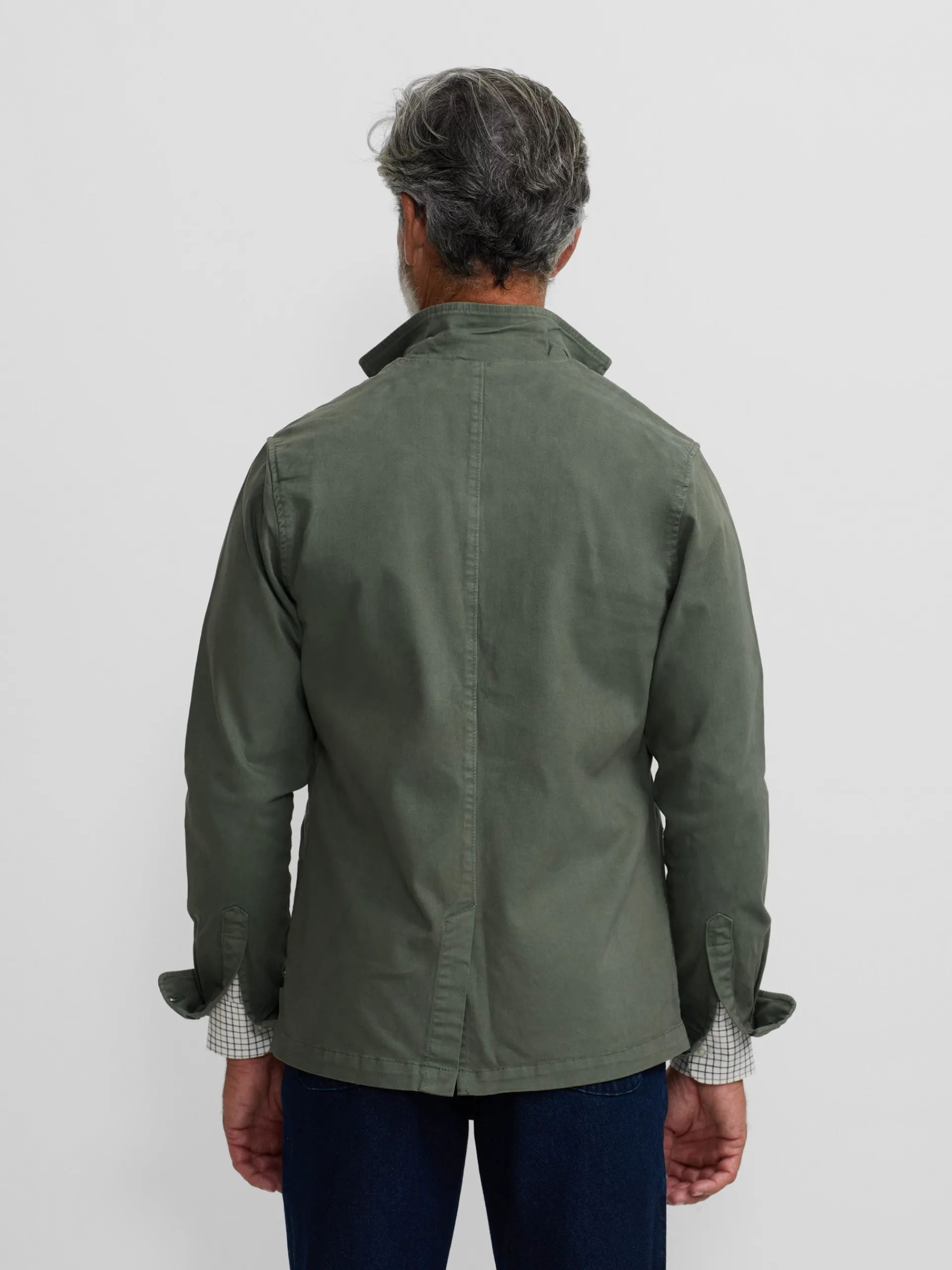 Silbon Formal Y Etiqueta·Americanas|Smart Casual·Abrigos Y Cazadoras-Semiblazer casual Verde