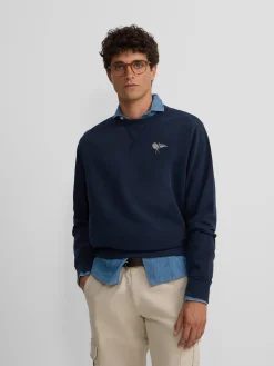 Silbon Smart Casual·Sudaderas-Sudadera athletic dept. Marino