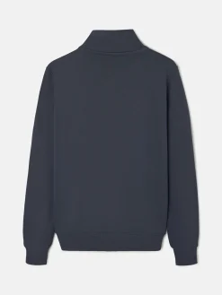 Silbon Smart Casual·Sudaderas-Sudadera Beltran Lozano cremallera media azul marino Azul marino