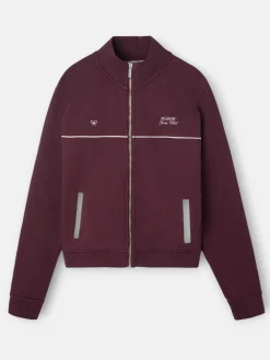 Silbon Sudaderas-Sudadera chandal woman granate Burdeos