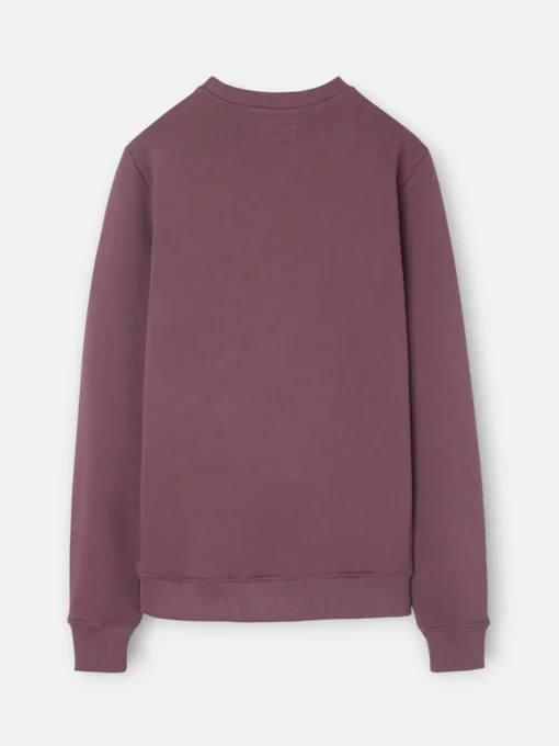 Silbon Smart Casual·Sudaderas-Sudadera clasica logo relieve Burdeos