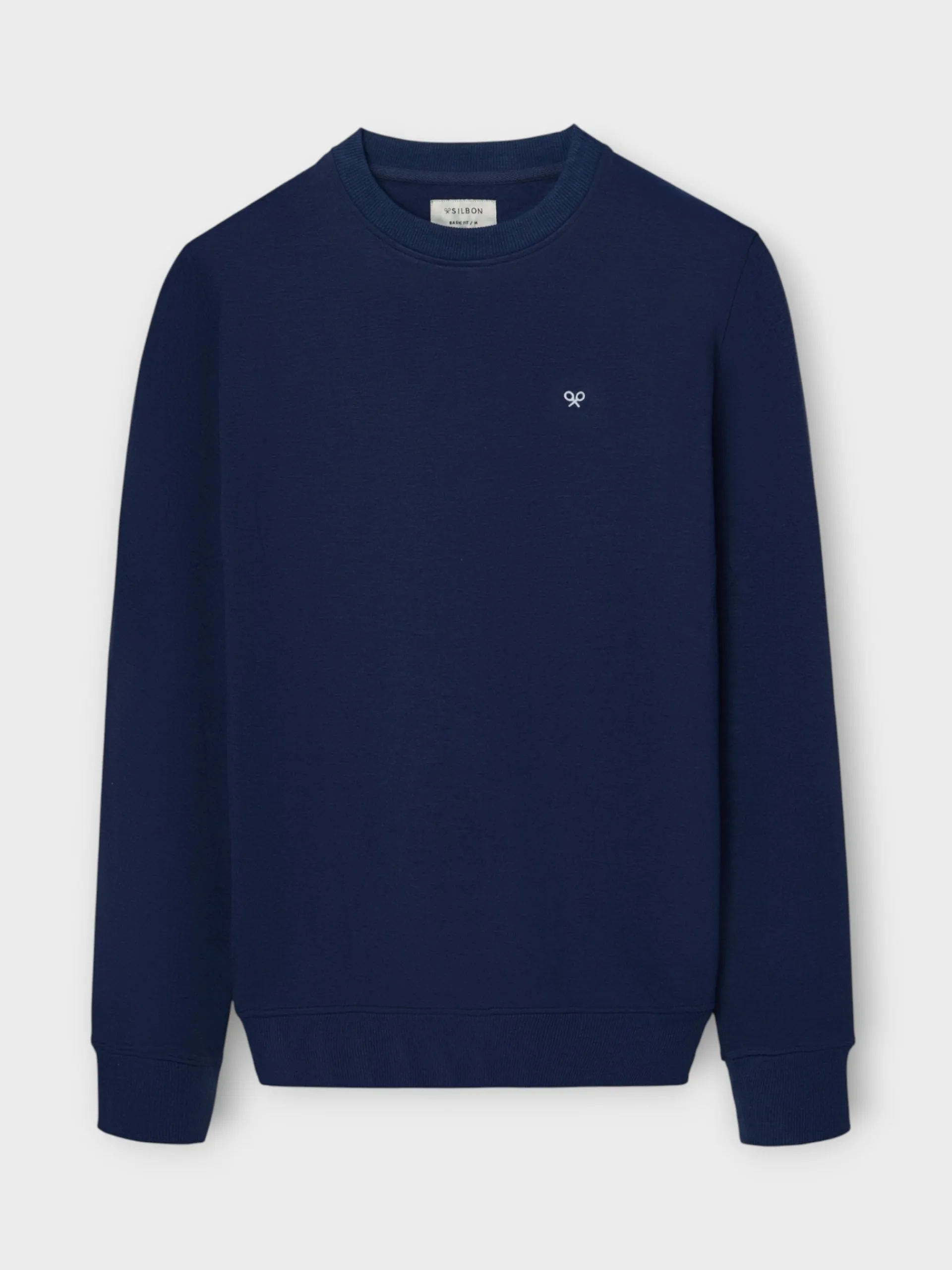 Silbon Smart Casual·Sudaderas-Sudadera clasica neopreno azul marino Azul marino