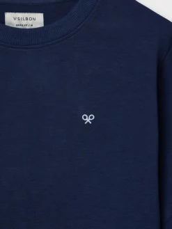 Silbon Smart Casual·Sudaderas-Sudadera clasica neopreno azul marino Azul marino