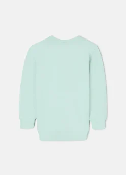 Silbon Sudaderas-Sudadera girl fun and peace Verde
