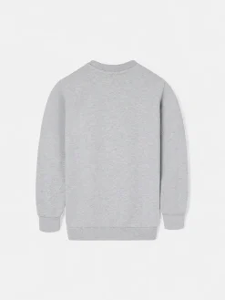 Silbon Sudaderas-Sudadera girl wonderful love Gris