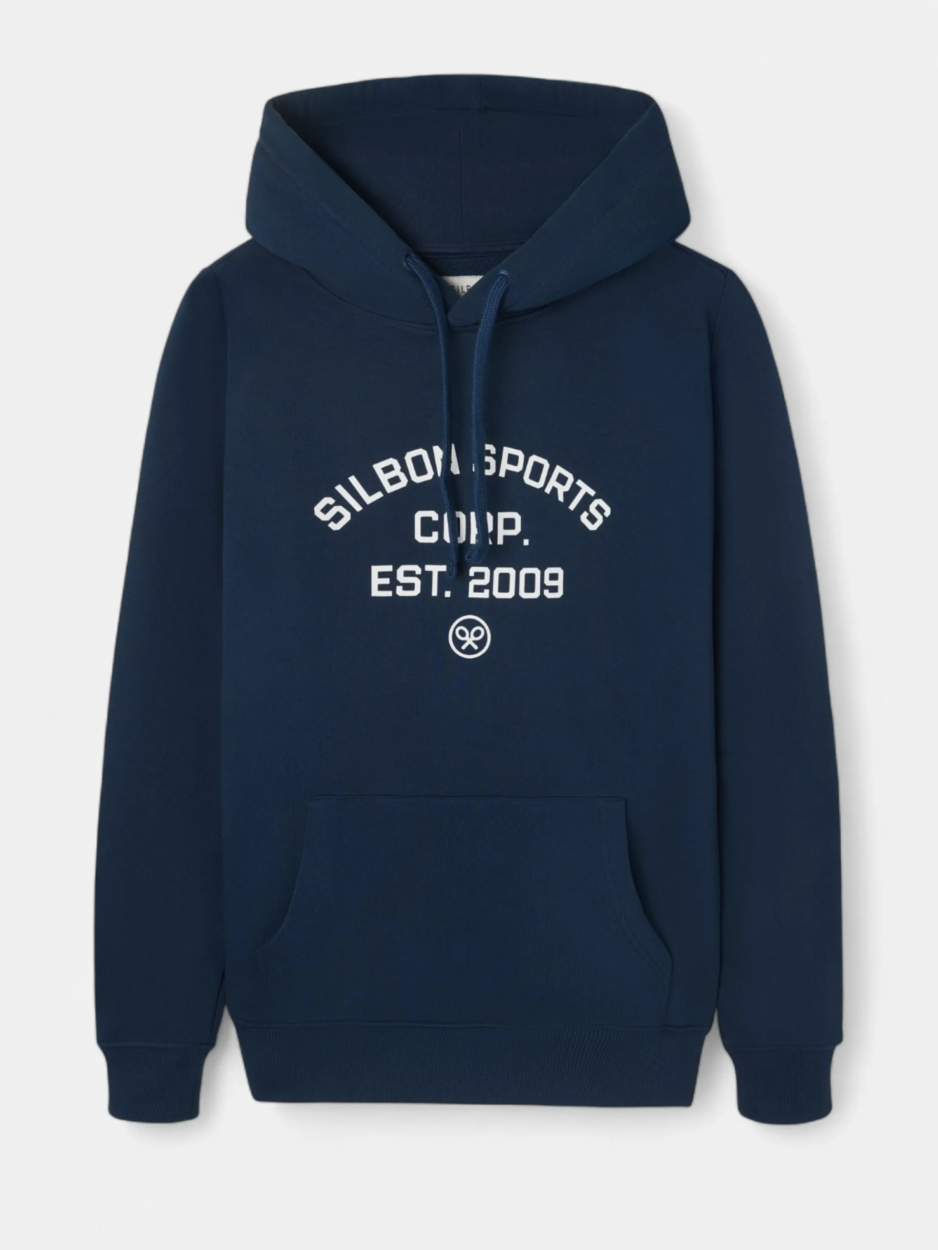 Silbon Smart Casual·Sudaderas-Sudadera hoodie sports azul marino Azul marino
