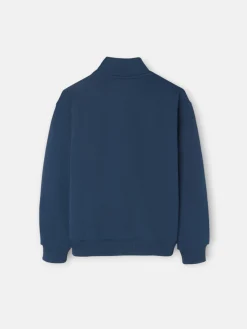 Silbon Sudaderas-Sudadera kids media cremallera acid azul marino Azul marino
