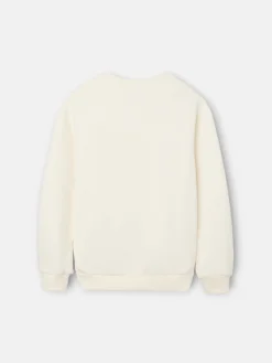Silbon Sudaderas-Sudadera kids minilogo Crema