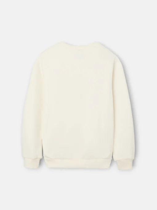 Silbon Sudaderas-Sudadera kids minilogo Crema