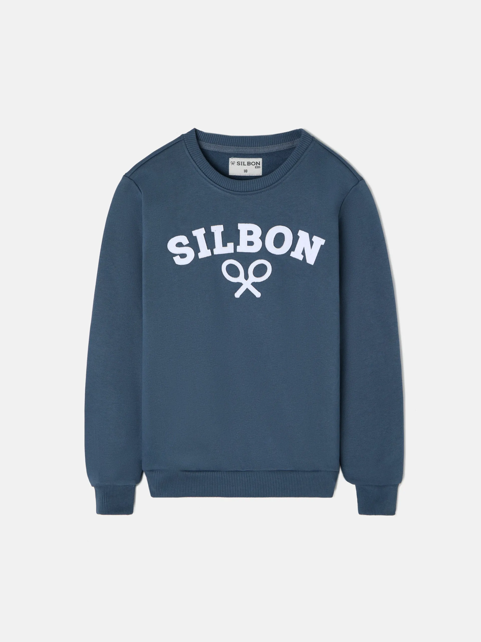 Silbon Sudaderas-Sudadera kids raqueta media azul marino Azul marino