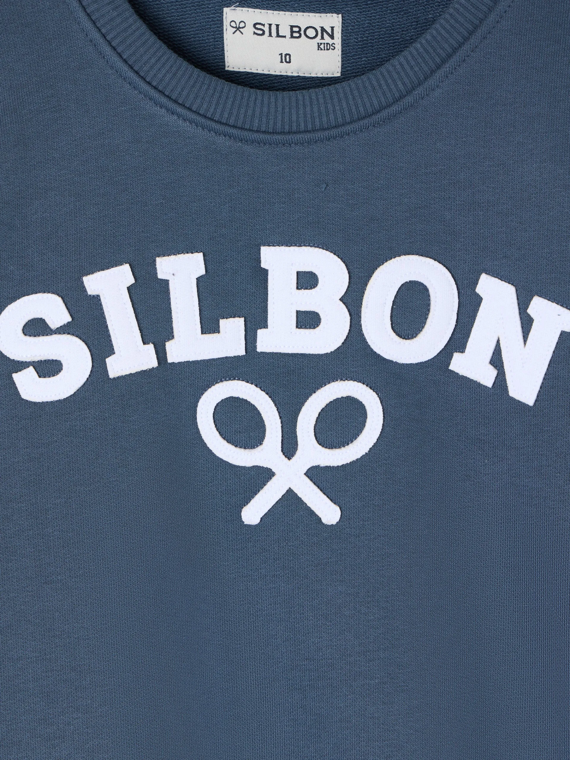Silbon Sudaderas-Sudadera kids raqueta media azul marino Azul marino