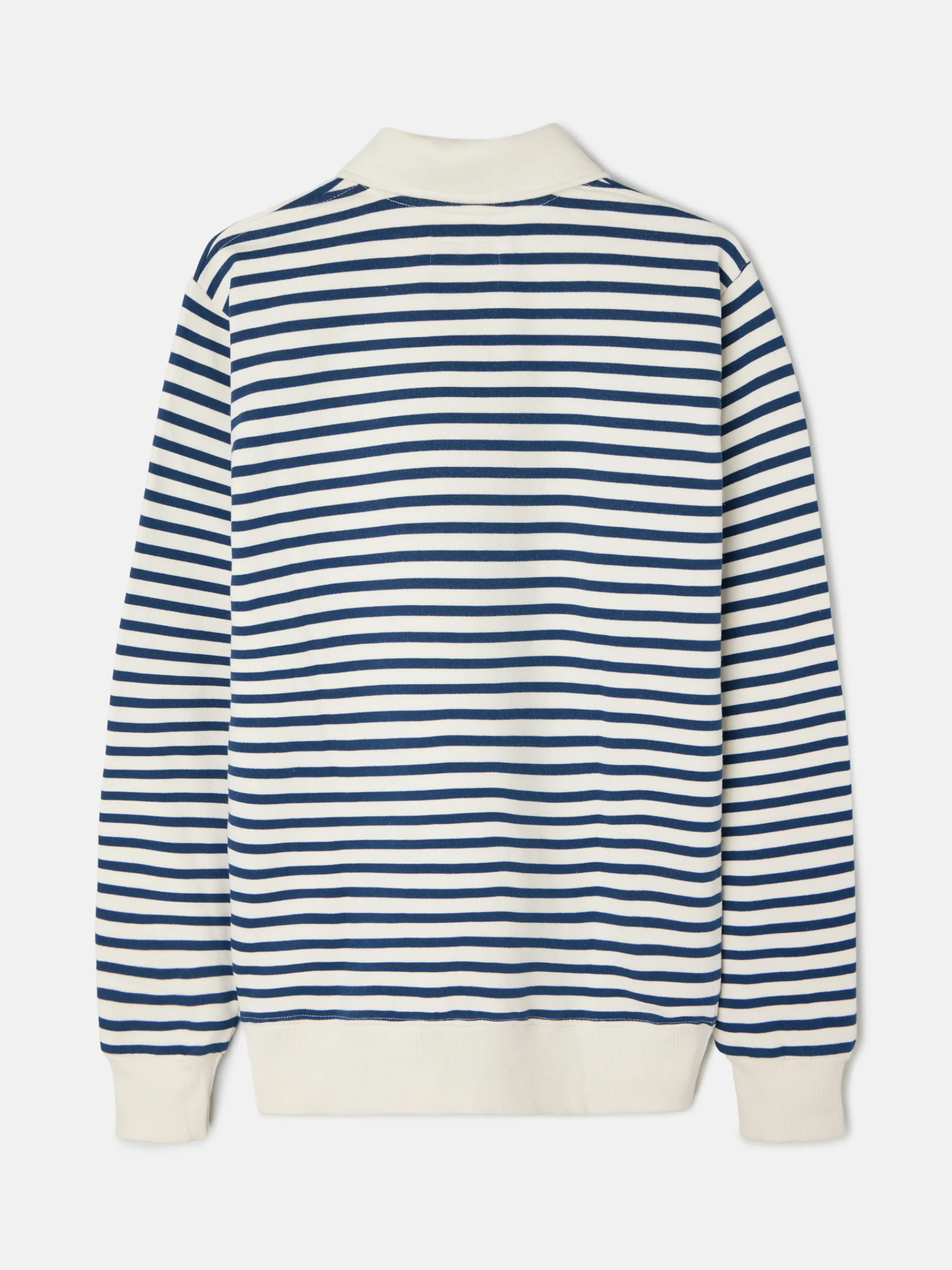 Silbon Smart Casual·Sudaderas-Sudadera media cremallera raya media azul marino Azul marino