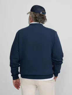 Silbon Smart Casual·Sudaderas-Sudadera minilogo azul marino Azul marino
