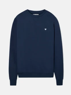 Silbon Smart Casual·Sudaderas-Sudadera minilogo azul marino Azul marino