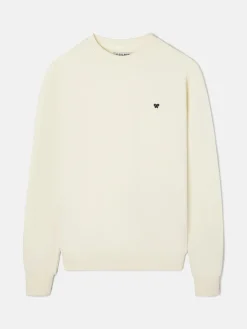 Silbon Smart Casual·Sudaderas-Sudadera minilogo Crema