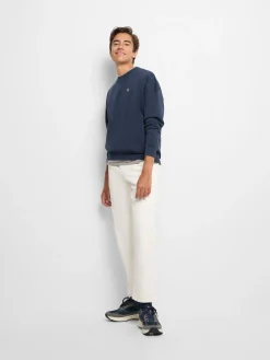 Silbon Sudaderas|Smart Casual·Sudaderas-Sudadera relaxed fit culture azul marino Azul marino