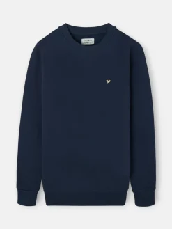 Silbon Sudaderas|Smart Casual·Sudaderas-Sudadera relaxed fit culture azul marino Azul marino
