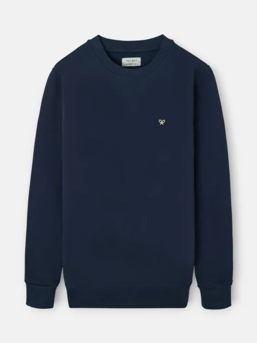 Silbon Sudaderas|Smart Casual·Sudaderas-Sudadera relaxed fit culture azul marino Azul marino