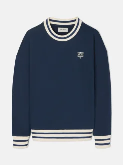 Silbon Smart Casual·Sudaderas-Sudadera relaxed fit ivy league marino Azul marino