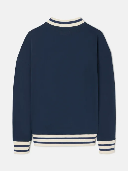 Silbon Smart Casual·Sudaderas-Sudadera relaxed fit ivy league marino Azul marino
