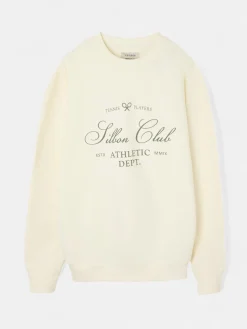 Silbon Sudaderas|Smart Casual·Sudaderas-Sudadera special fit club Crema
