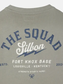 Silbon Smart Casual·Sudaderas-Sudadera the squad Khaki