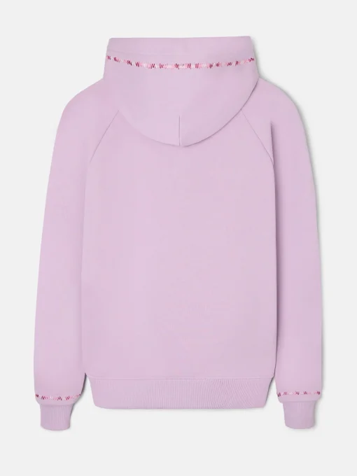 Silbon Sudaderas-Sudadera woman ikat s Morado