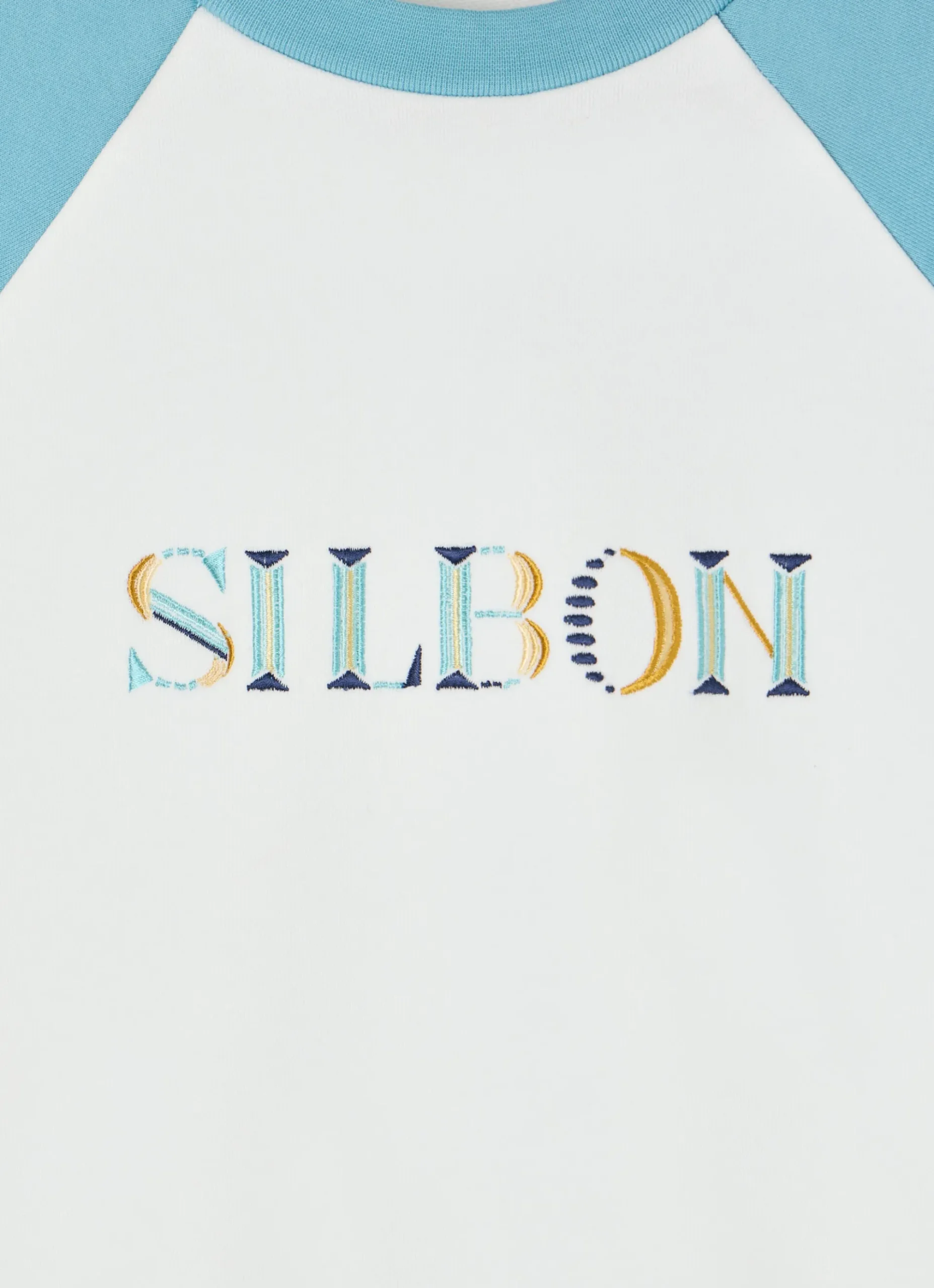 Silbon Sudaderas-Sudadera woman letras colores es Azul