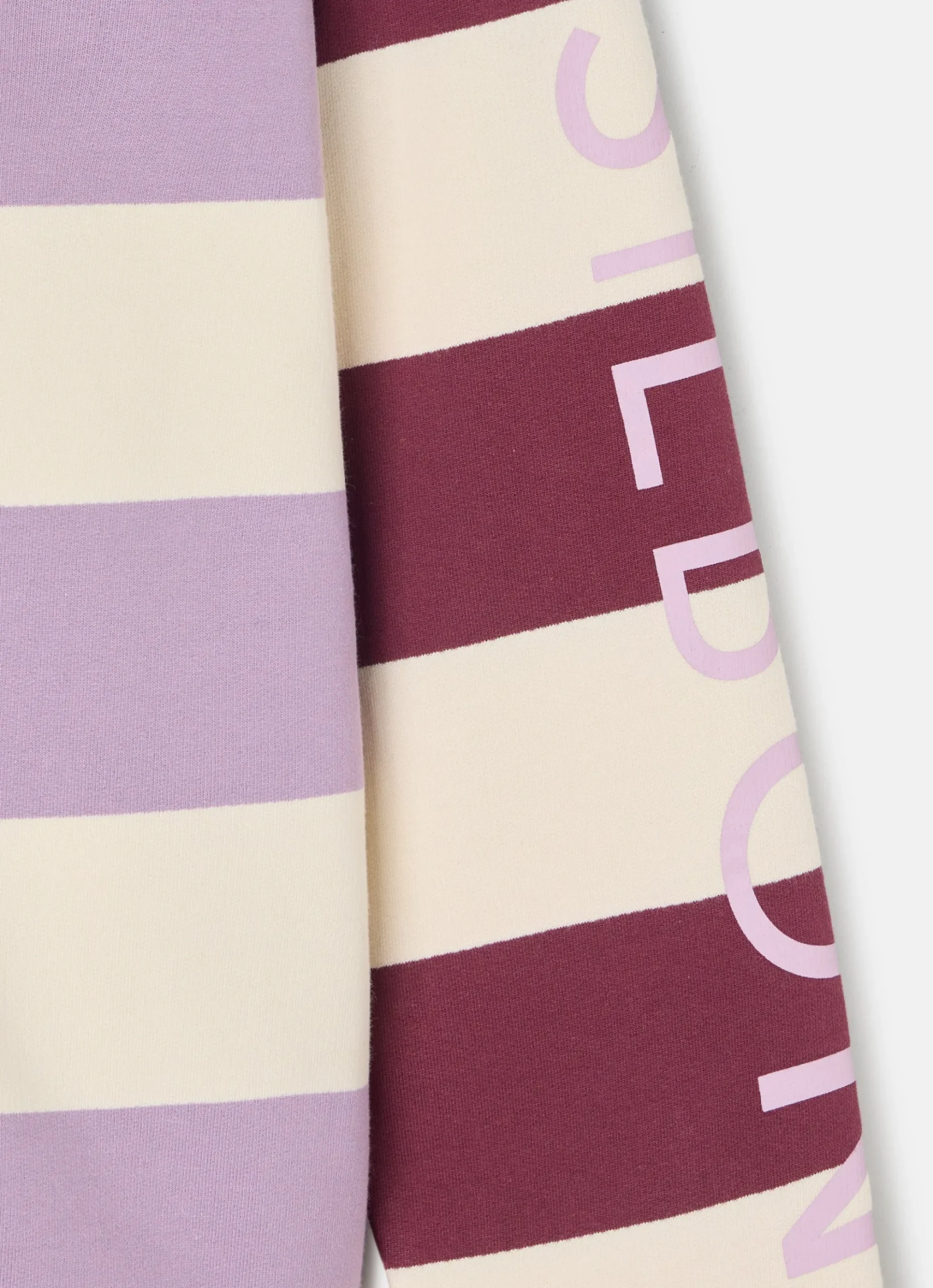 Silbon Sudaderas-Sudadera woman rayas moradas Morado
