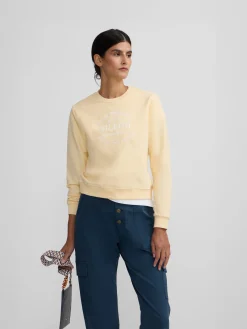 Silbon Sudaderas-Sudadera woman be you amarilla Amarillo