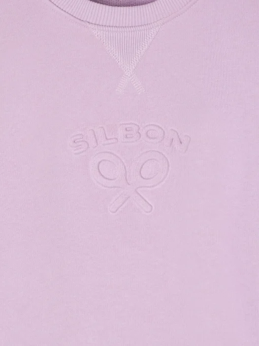 Silbon Sudaderas-Sudadera woman clasico Malva