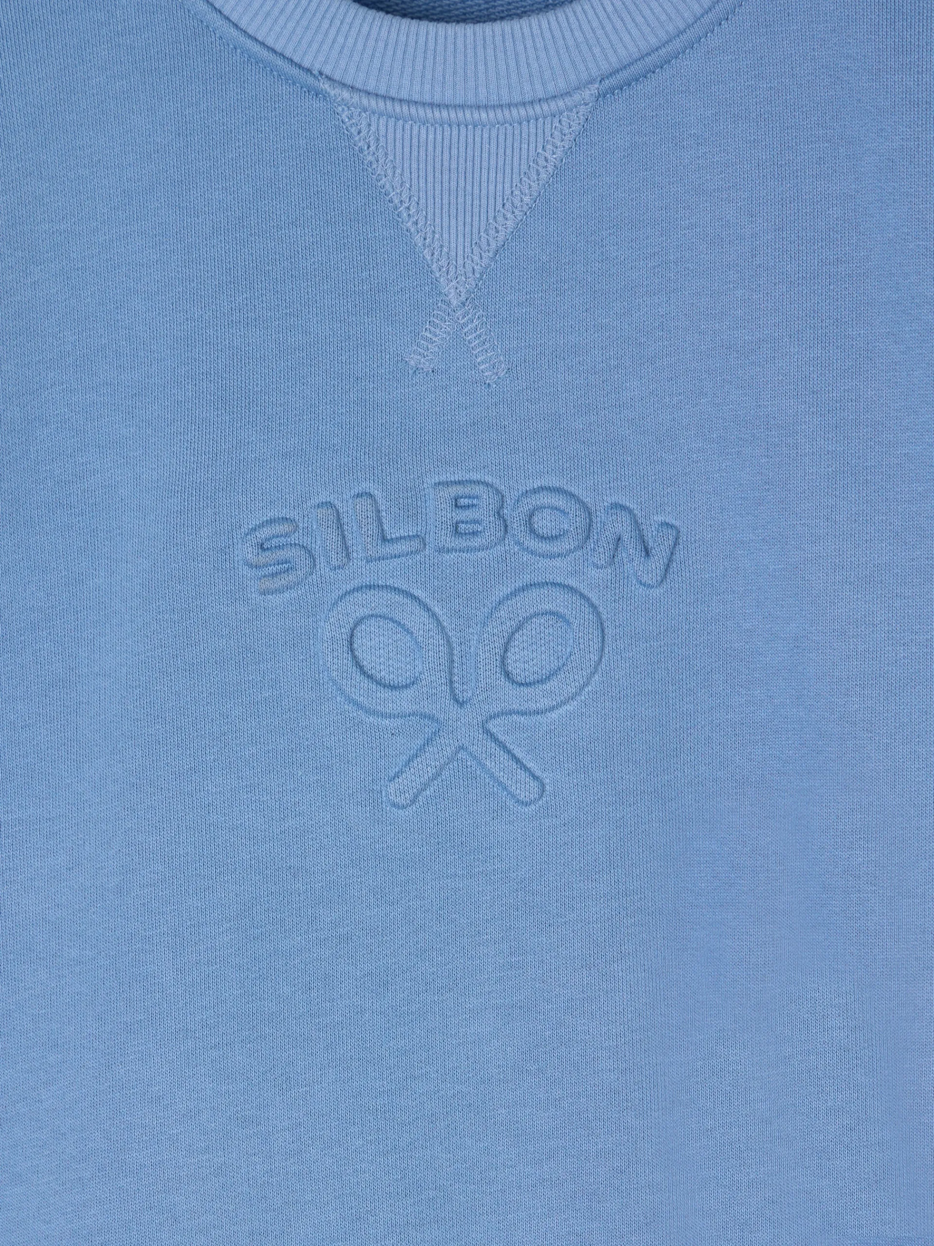 Silbon Sudaderas-Sudadera woman clasico Azul