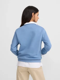 Silbon Sudaderas-Sudadera woman clasico Azul