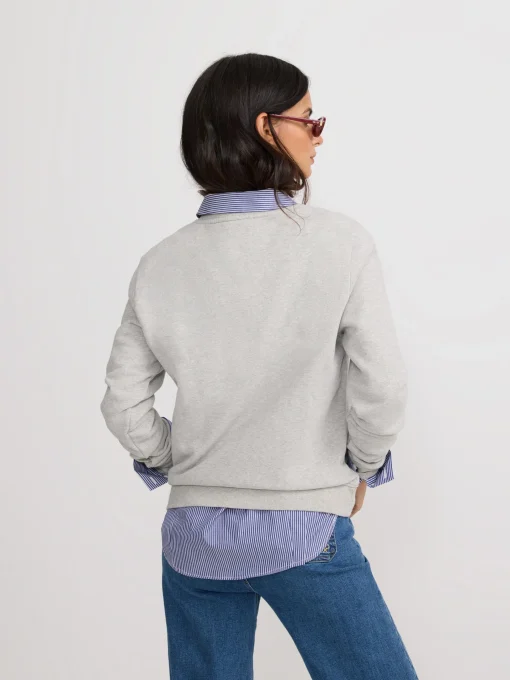 Silbon Sudaderas-Sudadera woman tachas Gris