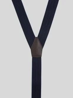 Silbon Pequeña Marroquinería·Cinturones, Tirantes Y Gemelos-Tirante marino espiga Azul marino