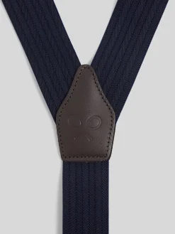 Silbon Pequeña Marroquinería·Cinturones, Tirantes Y Gemelos-Tirante marino espiga Azul marino