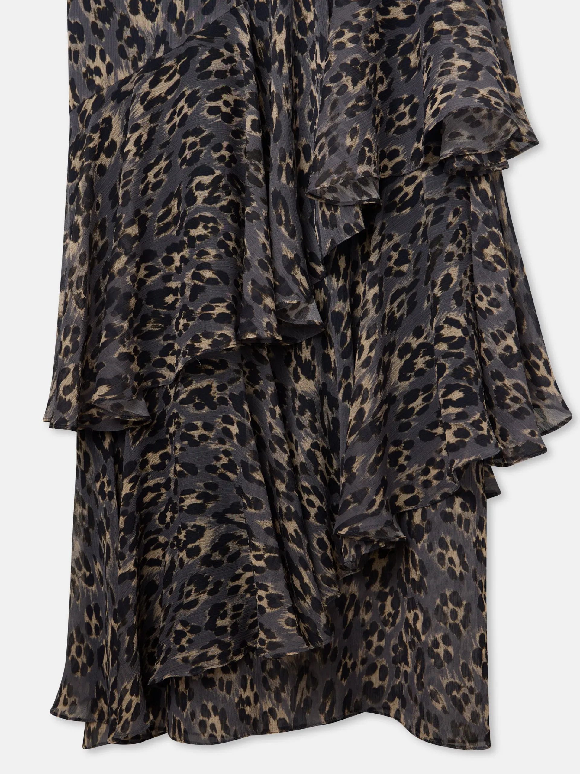 Silbon Vestidos, Monos Y Faldas-Vestido largo estampado animal print azules Gris