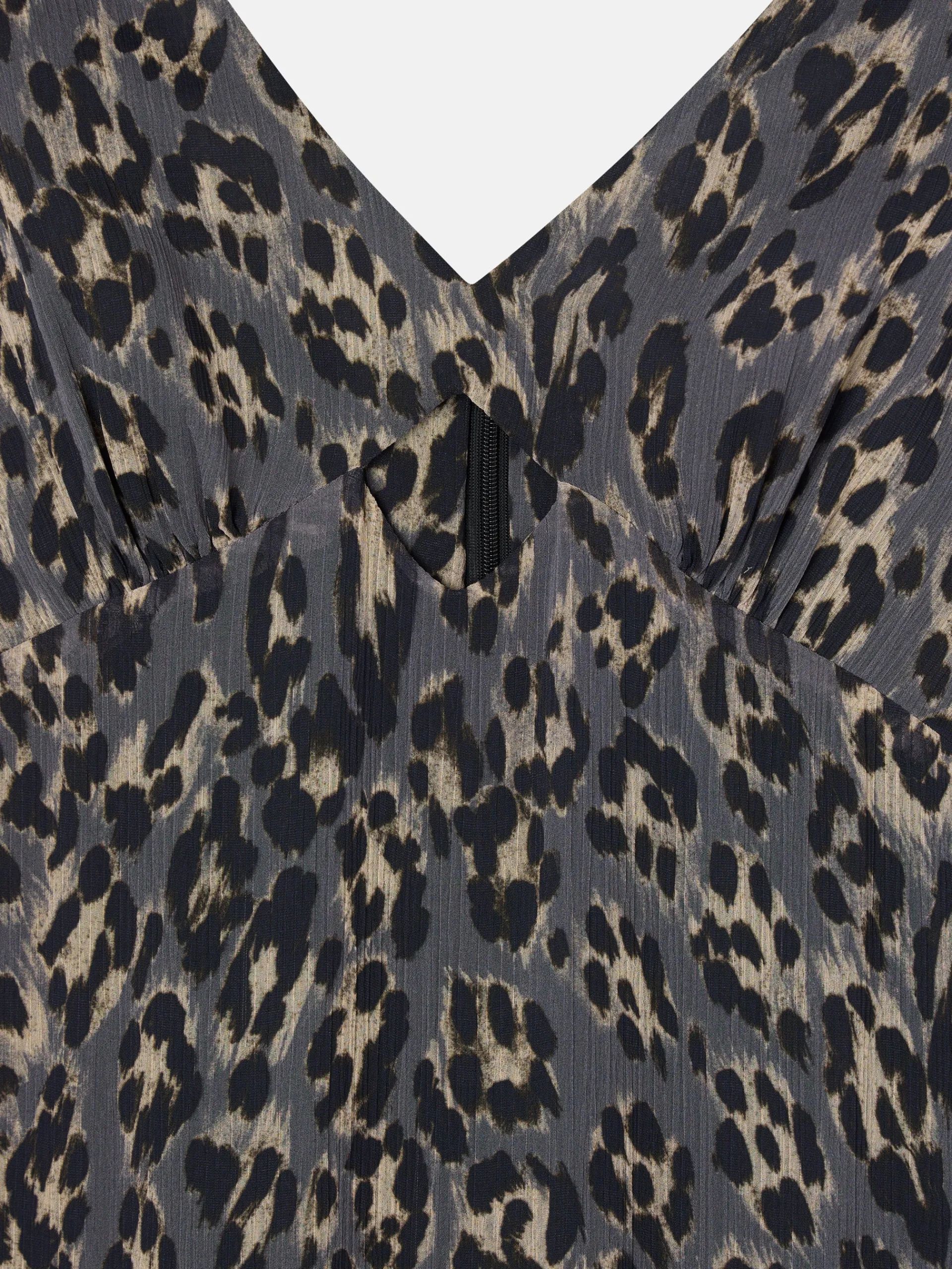 Silbon Vestidos, Monos Y Faldas-Vestido largo estampado animal print azules Gris