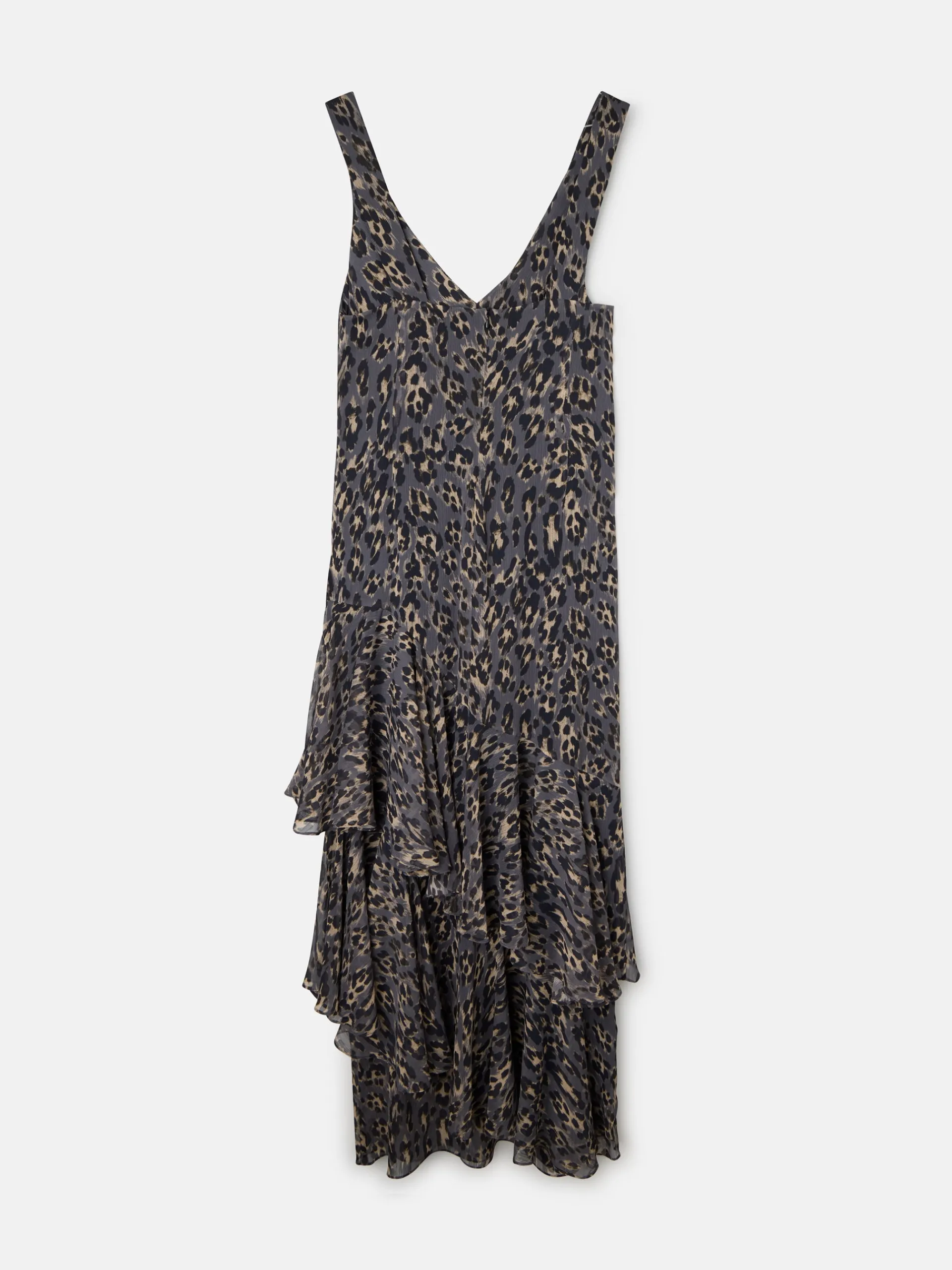 Silbon Vestidos, Monos Y Faldas-Vestido largo estampado animal print azules Gris