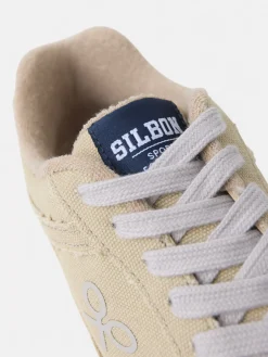 Silbon Zapatillas-Zapatilla casual canvas Beige