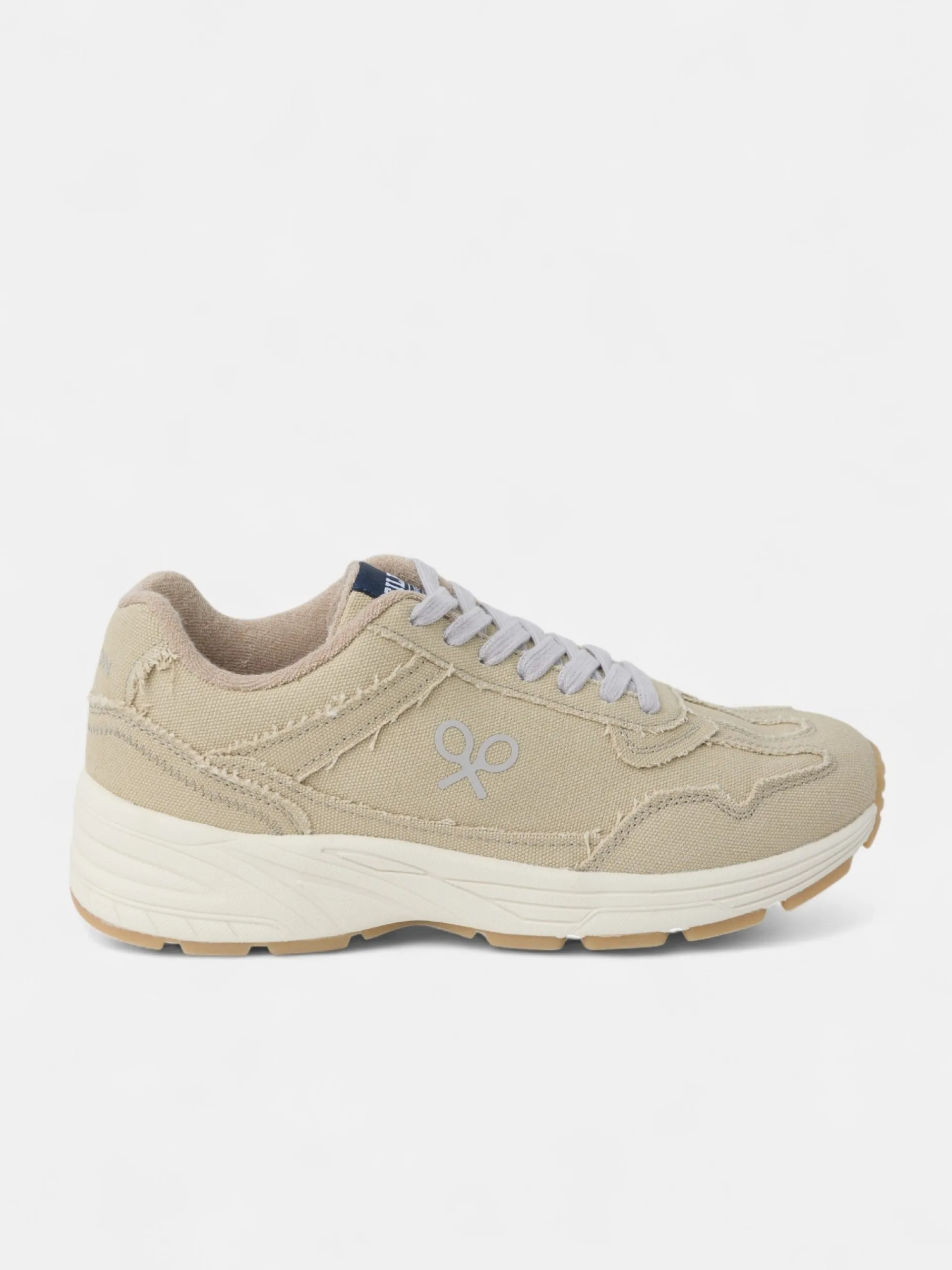 Silbon Zapatillas-Zapatilla casual canvas Beige