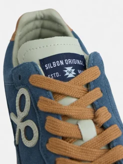 Silbon Zapatillas-Zapatilla casual piel Azul