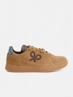 Silbon Zapatillas-Zapatilla casual piel Mostaza