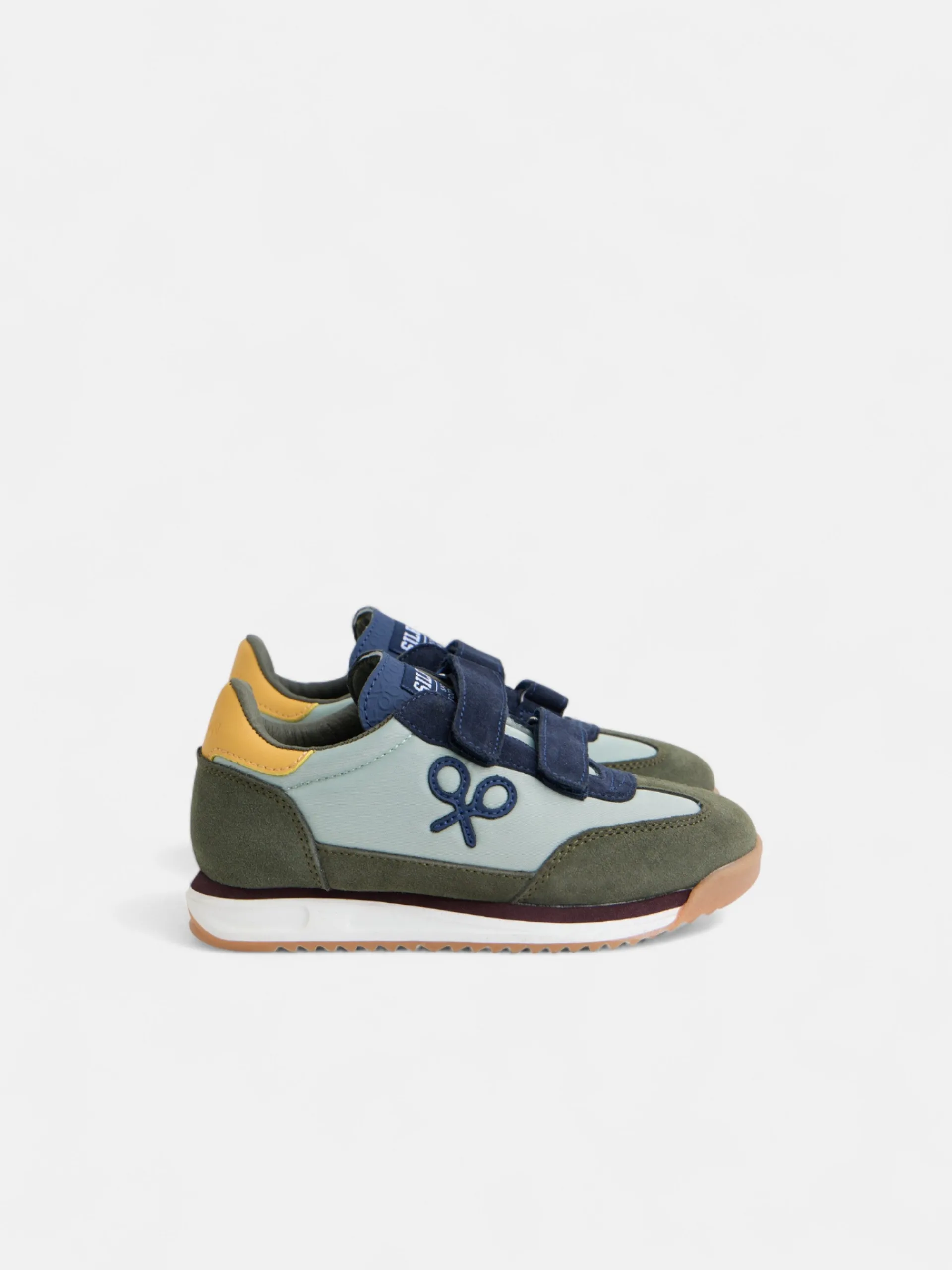 Silbon Zapatos Y Zapatillas-Zapatilla kids velcro multicolor Verde